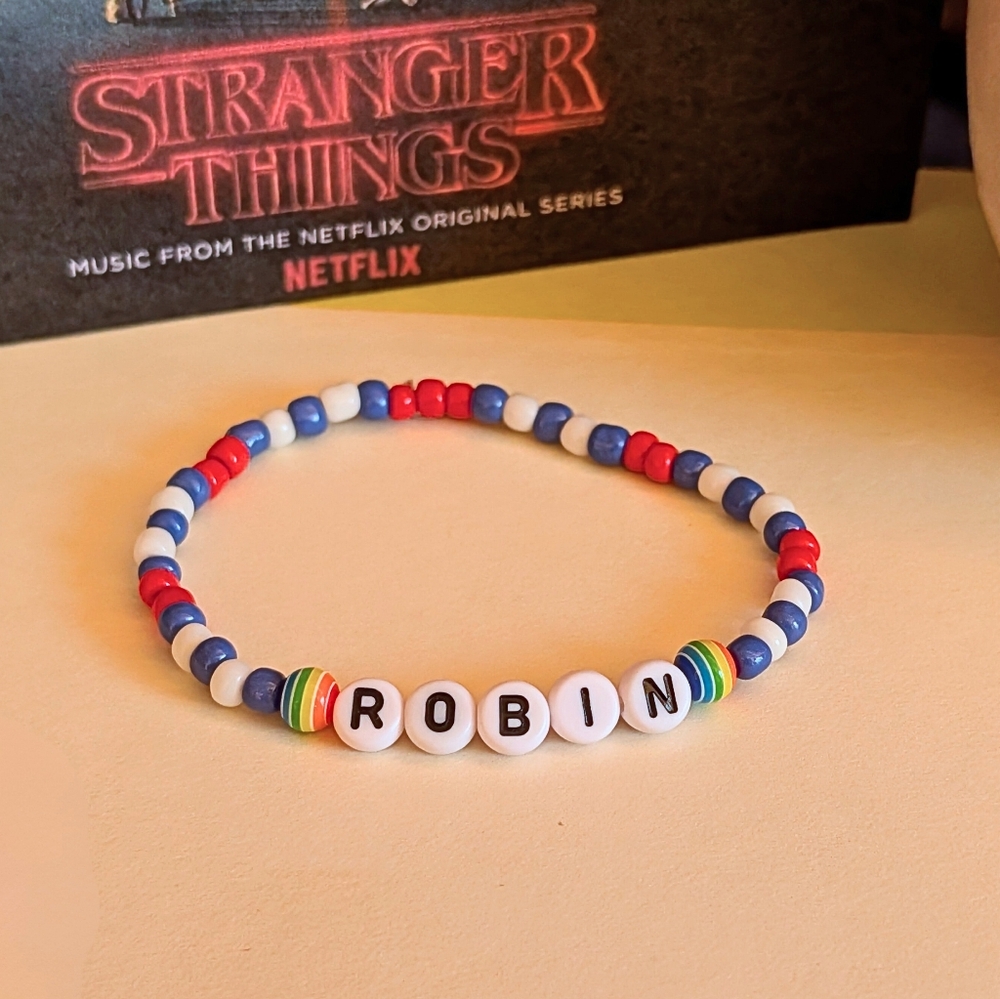 Stranger Things Inspired Bracelet Set, Steve And Robin, Scoops Ahoy - Picture 5 of 5